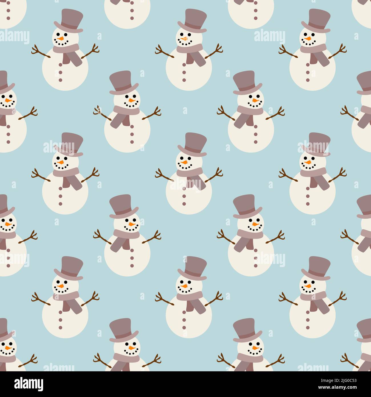 Snowman repeat pattern hi-res stock photography and images - Alamy