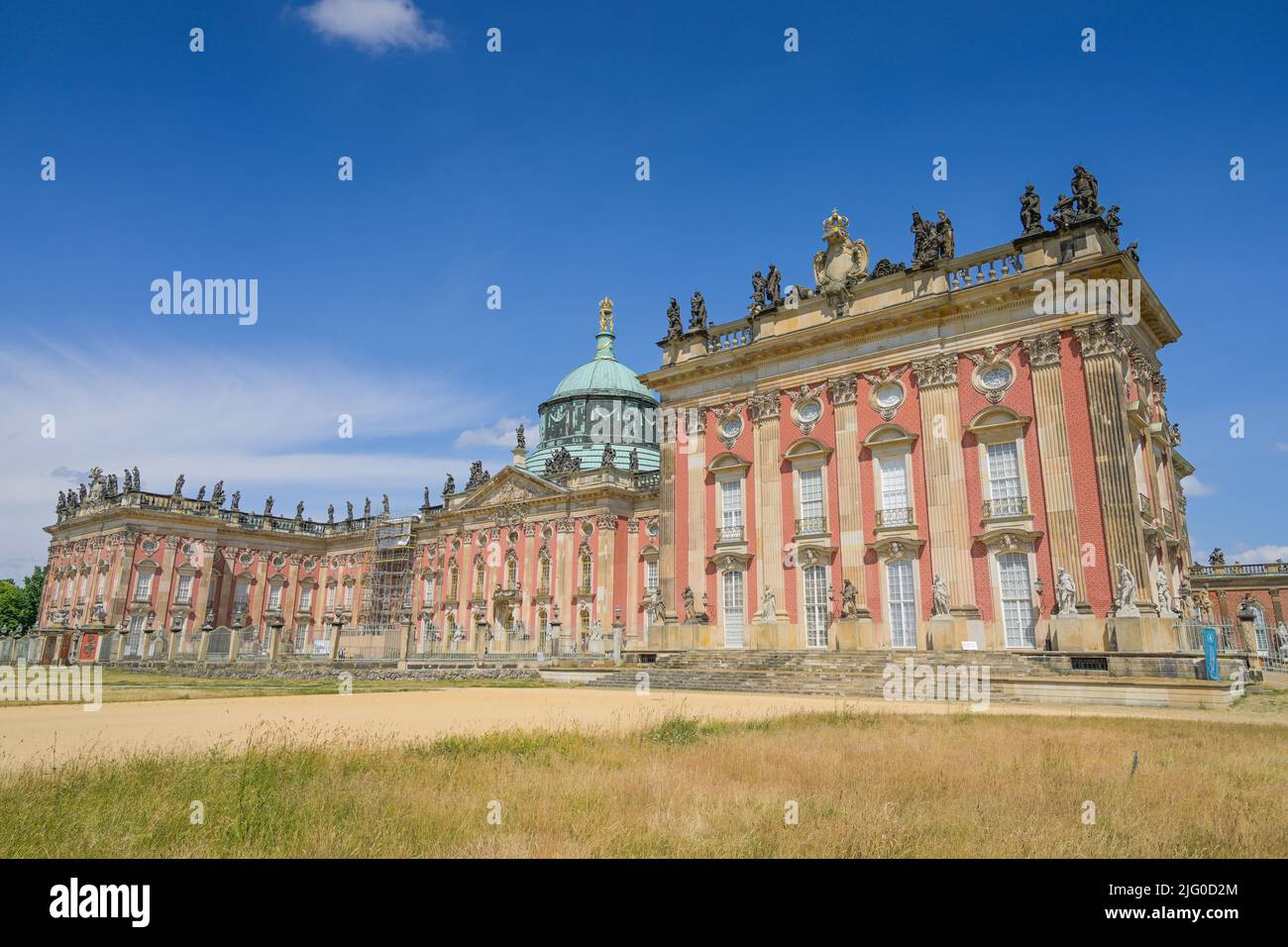 Neues Palais, Park Sanssouci, Potsdam, Brandenburg, Deutschland Stock