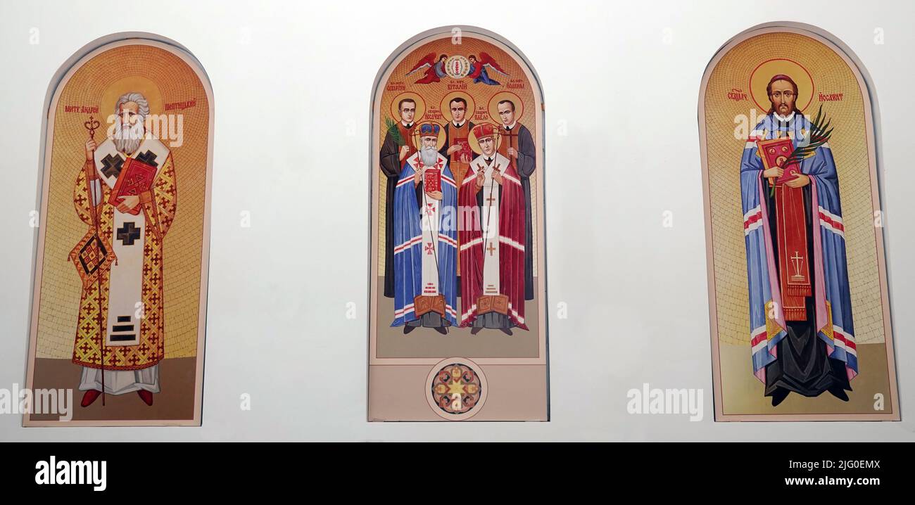 Kiev, Ukraine October 24, 2020: Patriarchal Cathedral of the Resurrection of Christ UGK Stock Photo