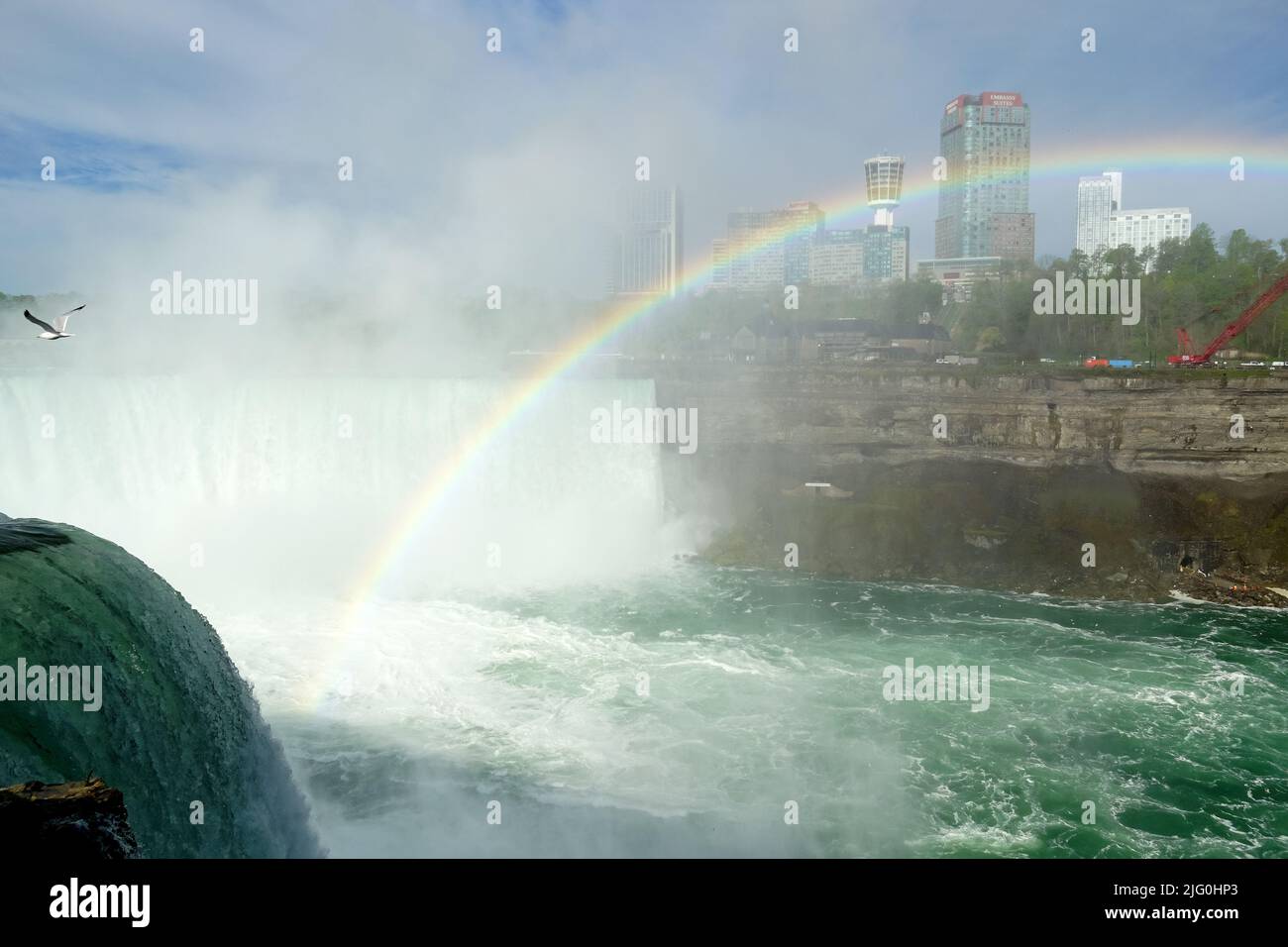 rainbow, Niagara Falls, les Chutes du Niagara, Canada, USA, Ontario provance, New York state, North America, Niagara-vízesés Stock Photo