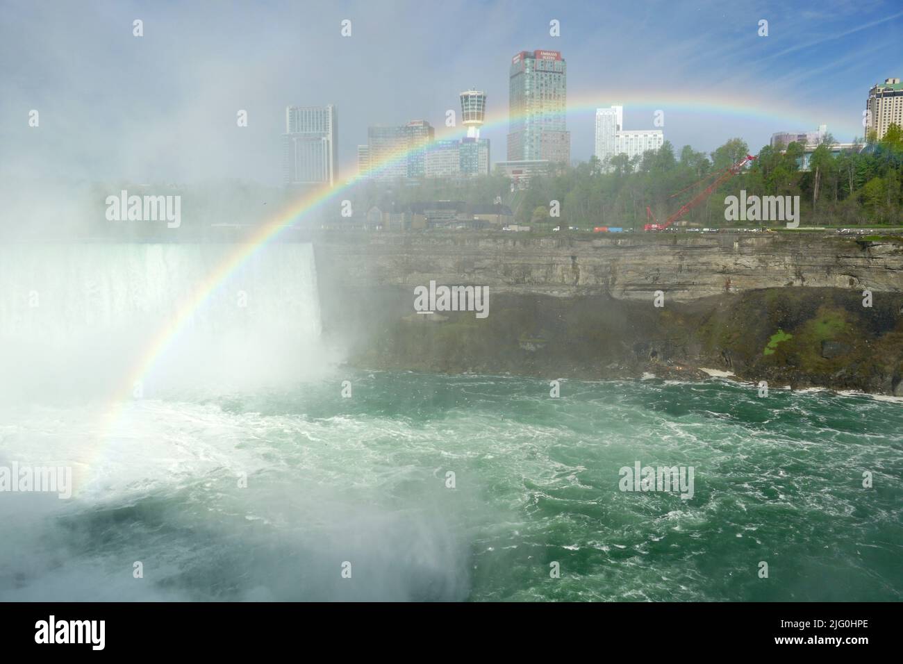 rainbow, Niagara Falls, les Chutes du Niagara, Canada, USA, Ontario provance, New York state, North America, Niagara-vízesés Stock Photo