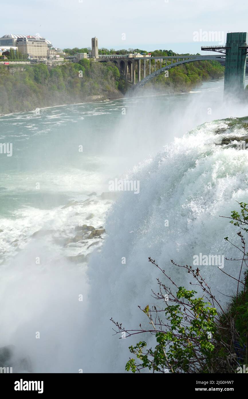 Niagara Falls, les Chutes du Niagara, Canada, USA, Ontario provance, New York state, North America, Niagara-vízesés Stock Photo