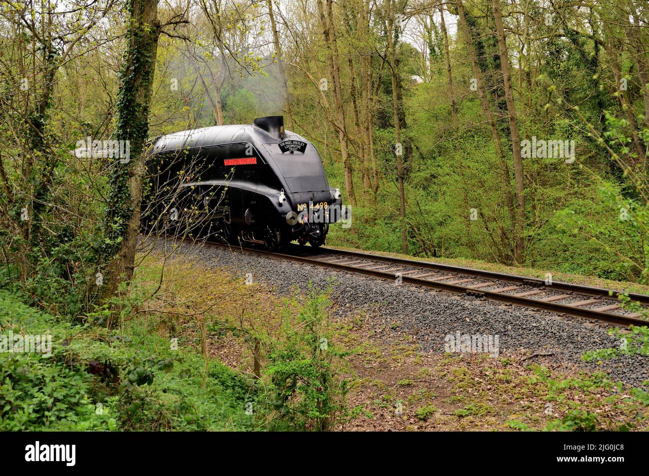 Newly overhauled LNER Class A4 Pacific No 4498 Sir Nigel Gresley at the ...