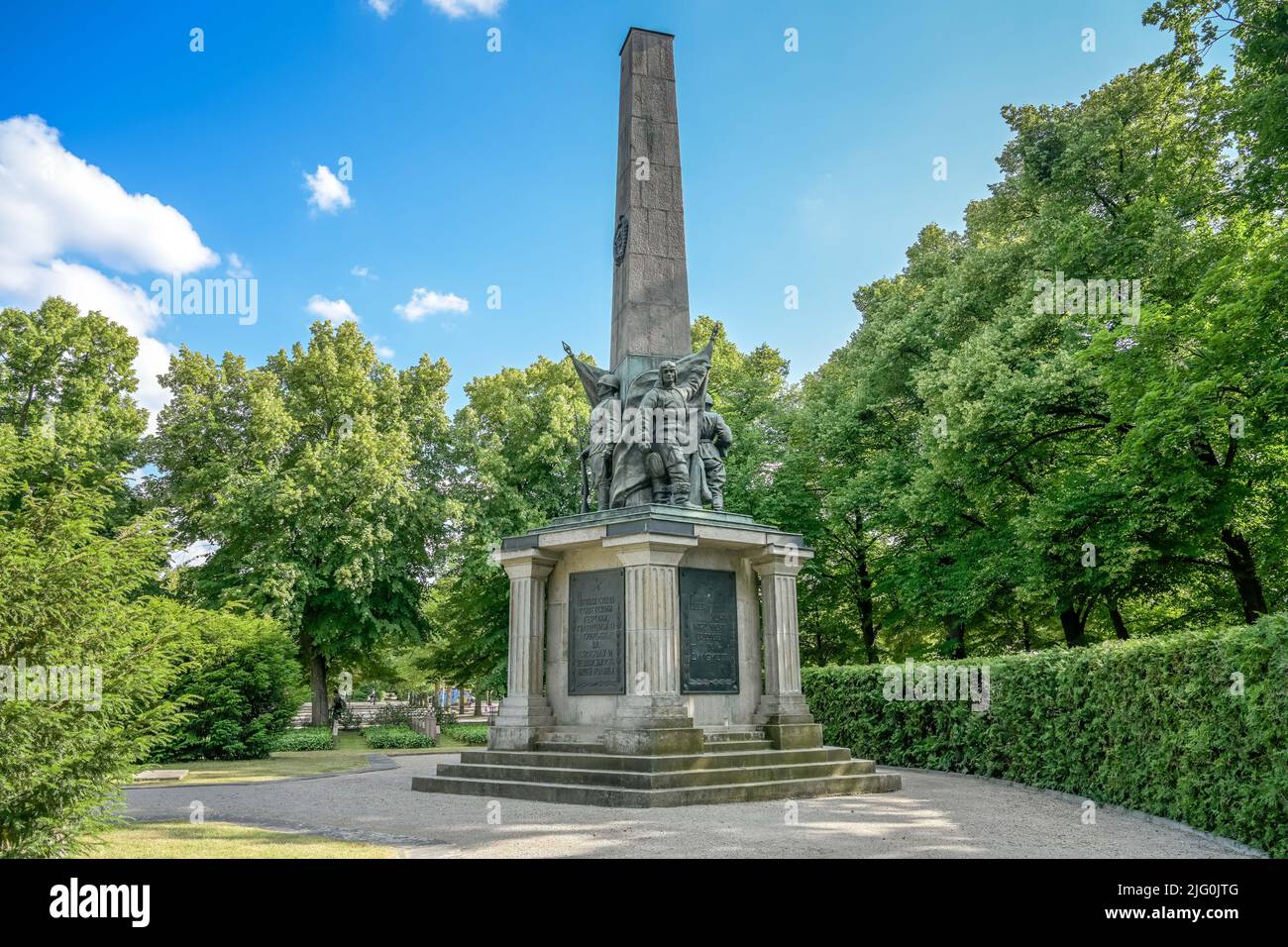 Denkmal, Rotgardisten, Sowjetischer Ehrenfriedhof, Bassinplatz, Potsdam ...