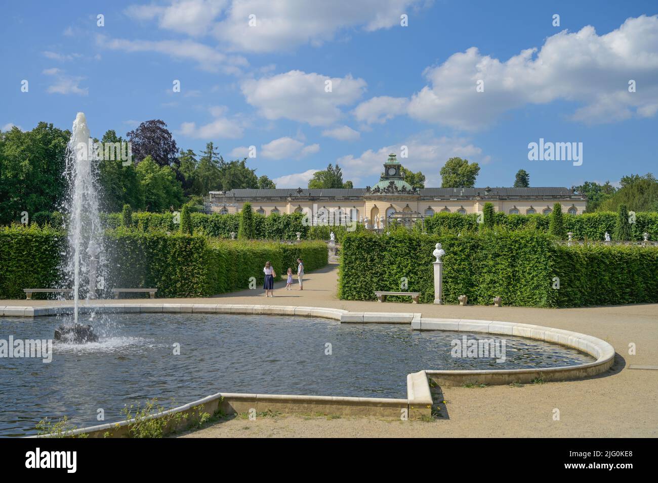Bildergalerie, Kleine Fontäne, Schlosspark Sanssouci, Potsdam
