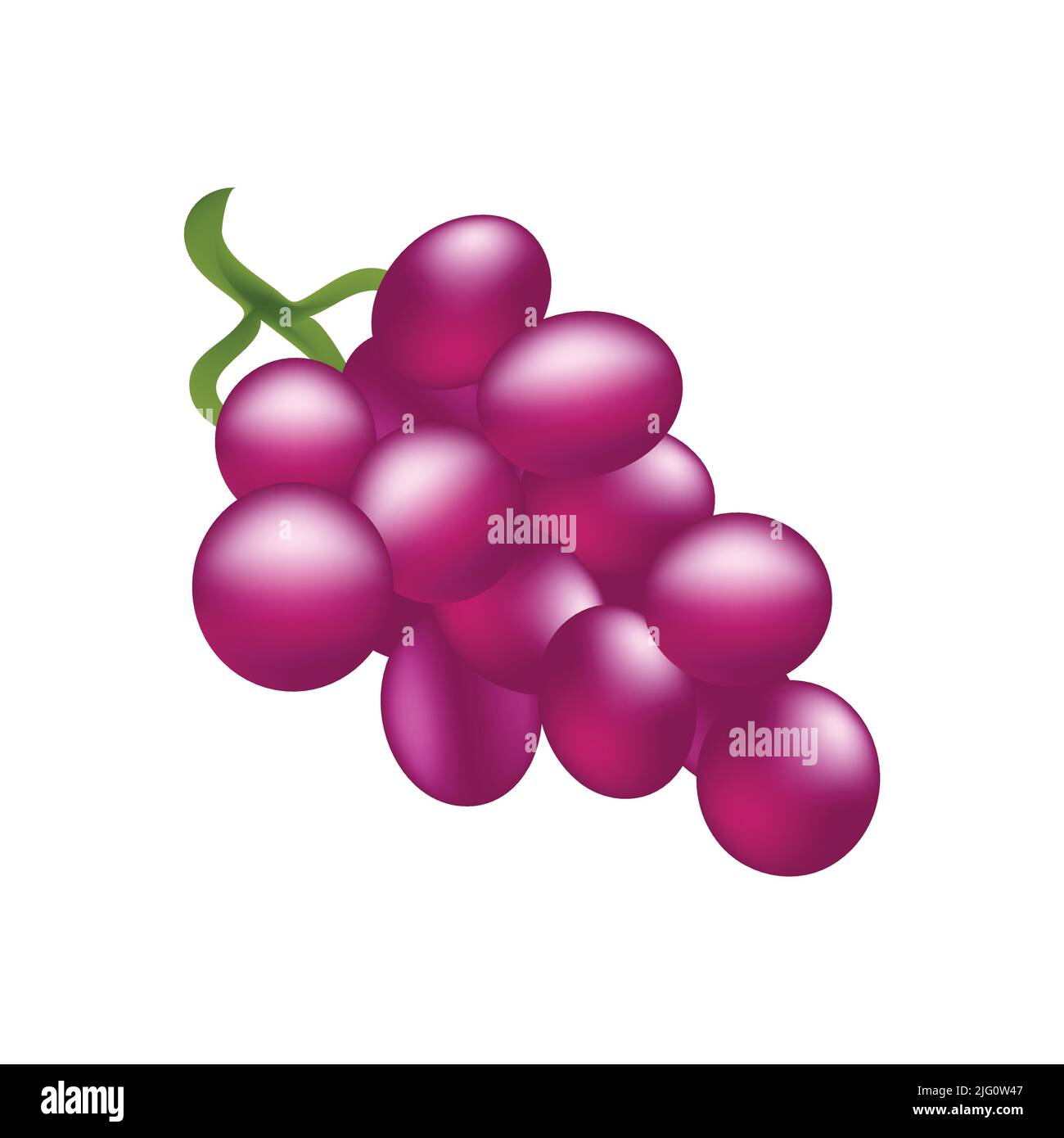 Grapes Fruit Emoji Vector Design. Art Illustration Agriculture Food