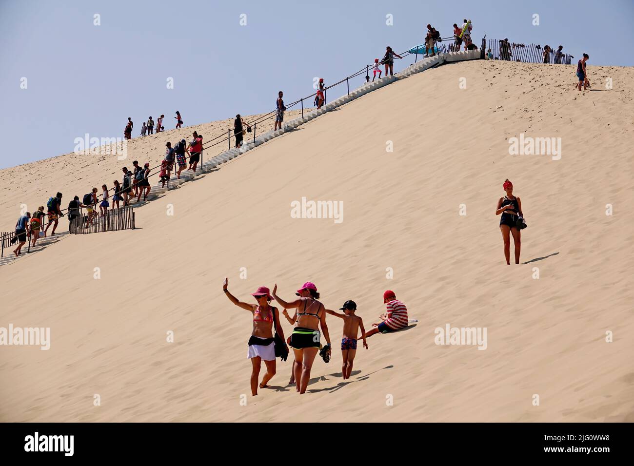 Dune du Pyla the largest sand dune in Europe, Aquitaine, France