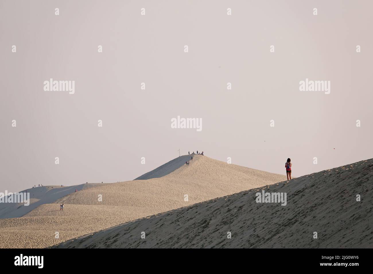 Dune du Pyla the largest sand dune in Europe, Aquitaine, France