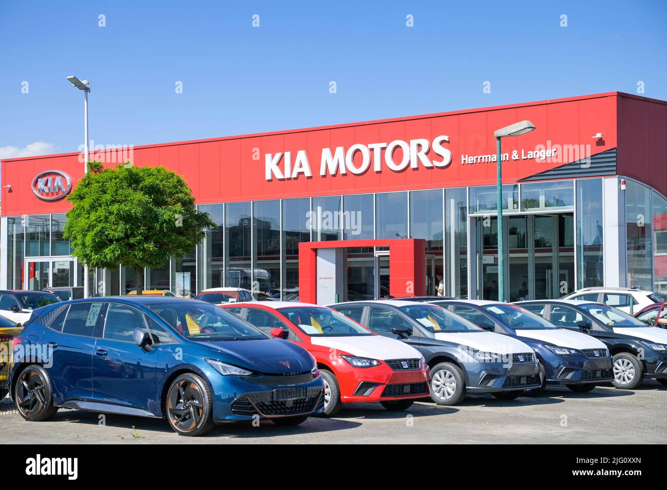 KIA Motors, Babelsberg, Potsdam, Brandenburg, Deutschland Stock Photo