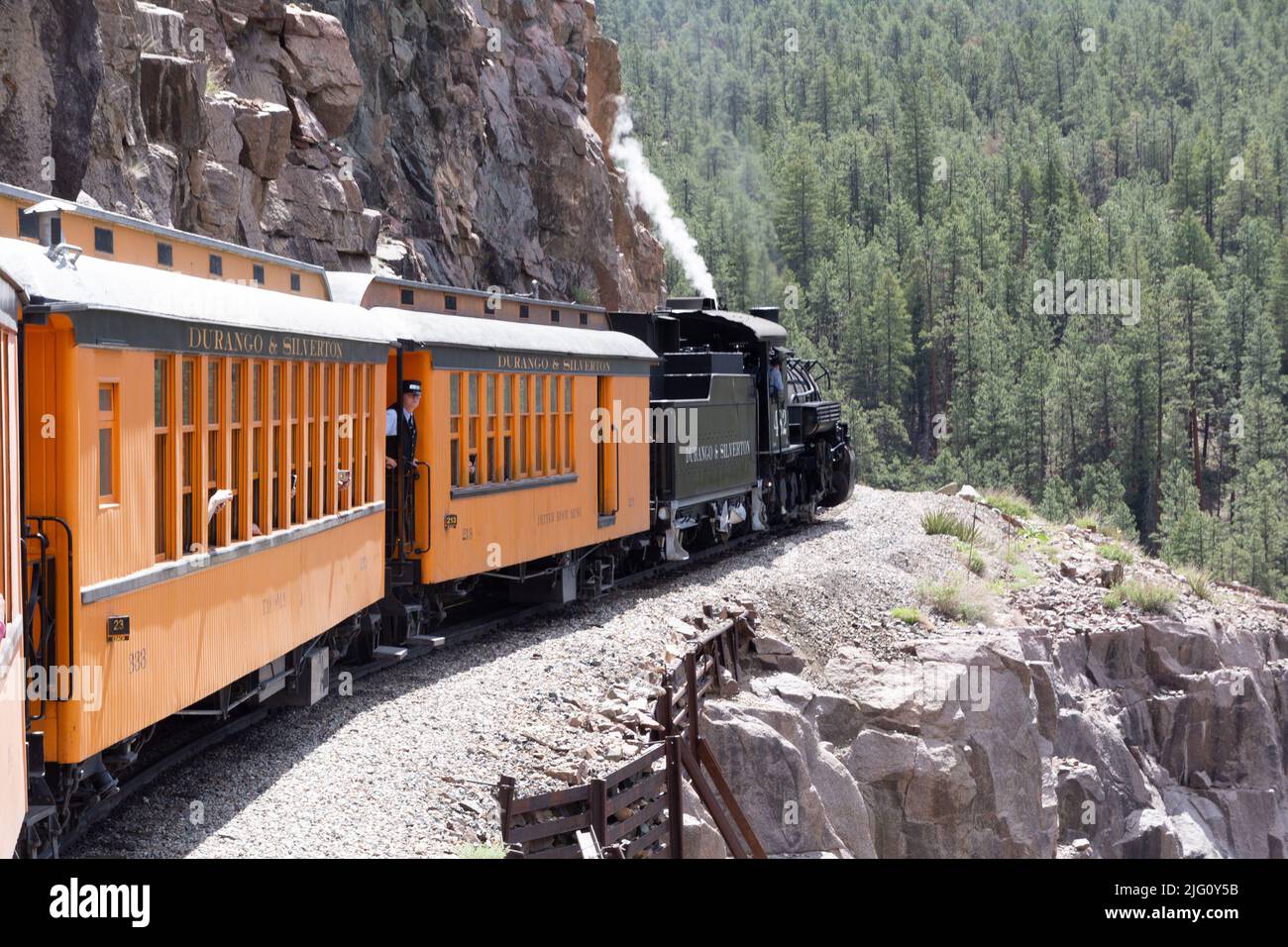 Durango Train First Class Durango & Silverton Train Stock Photo - Alamy