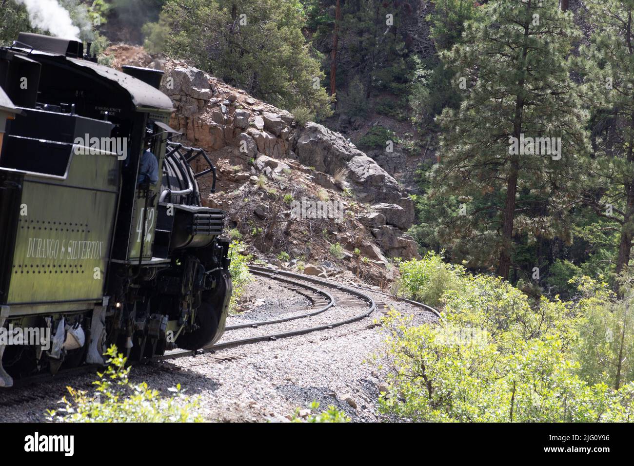 Durango & Silverton Train Stock Photo Alamy