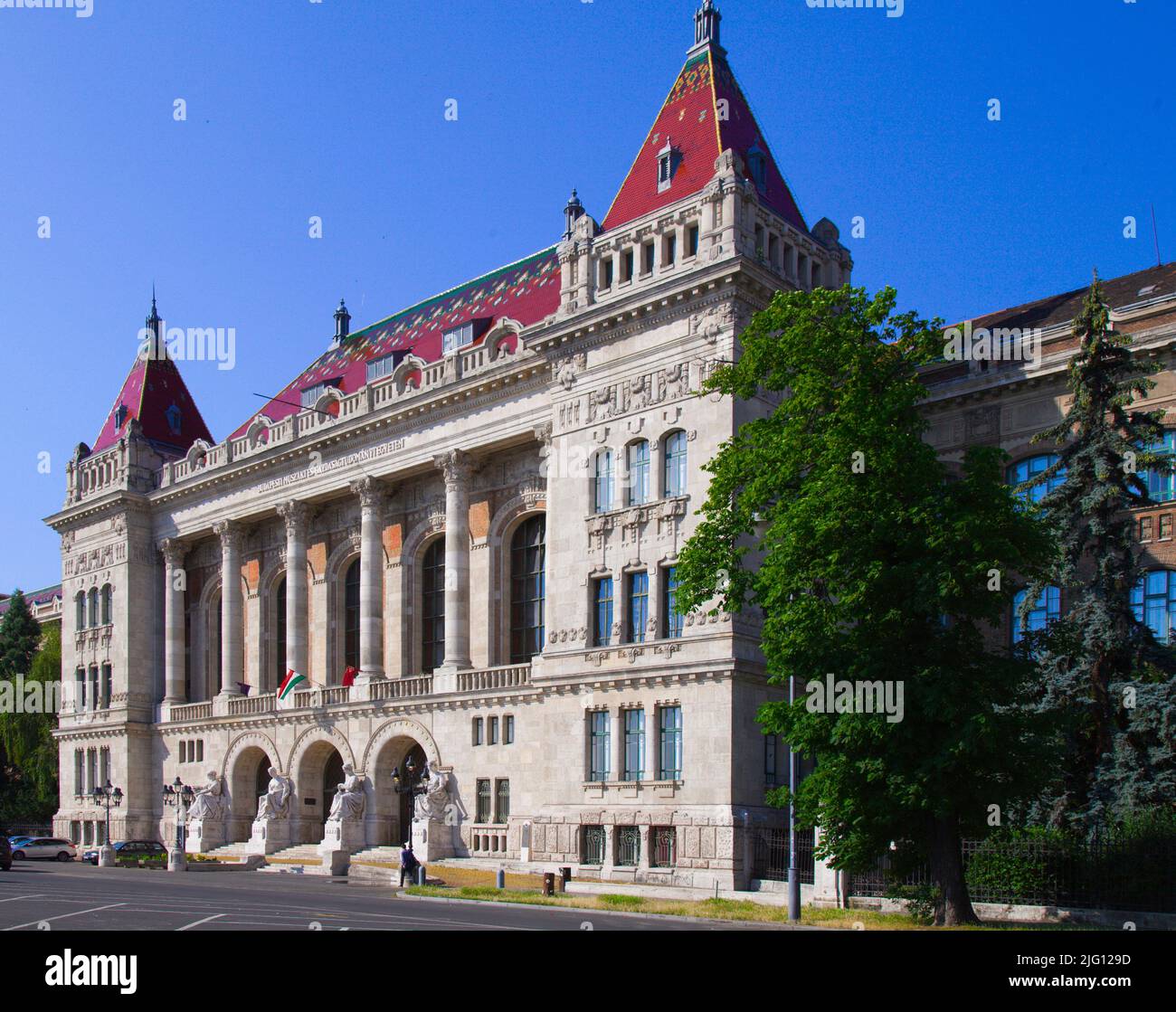 Hungary, Budapest, University of Technology and Economics Stock Photo