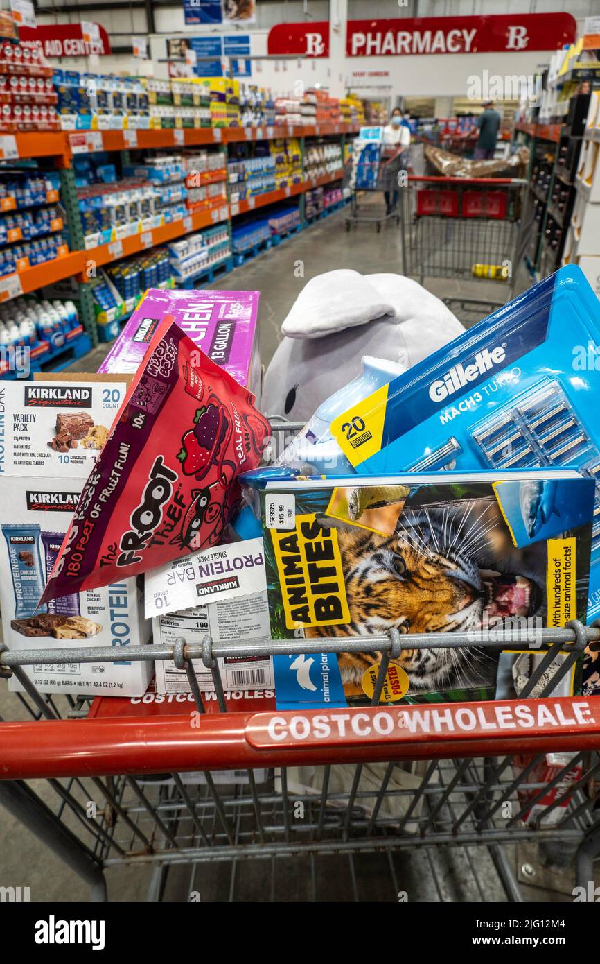 Costco Wholesale Warehouse Store in Massachusetts, USA 2022 Stock Photo