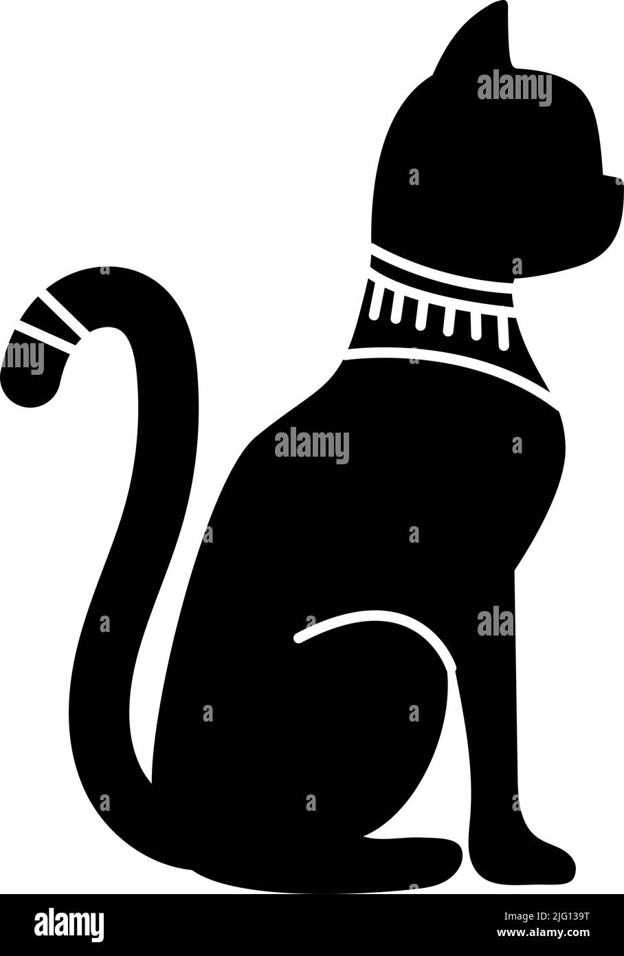 egyptian cat icon Stock Vector Image & Art Alamy