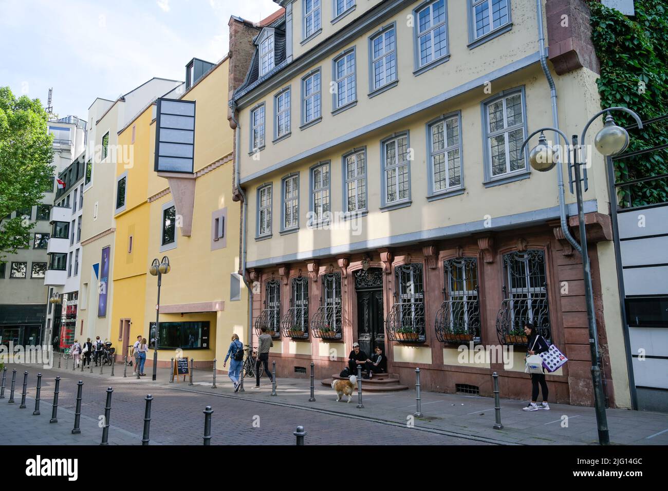 Deutsches Romantik-Museum, Goethe-Haus, Großer Hirschgraben, Frankfurt am Main, Hessen, Deutschland Stock Photo