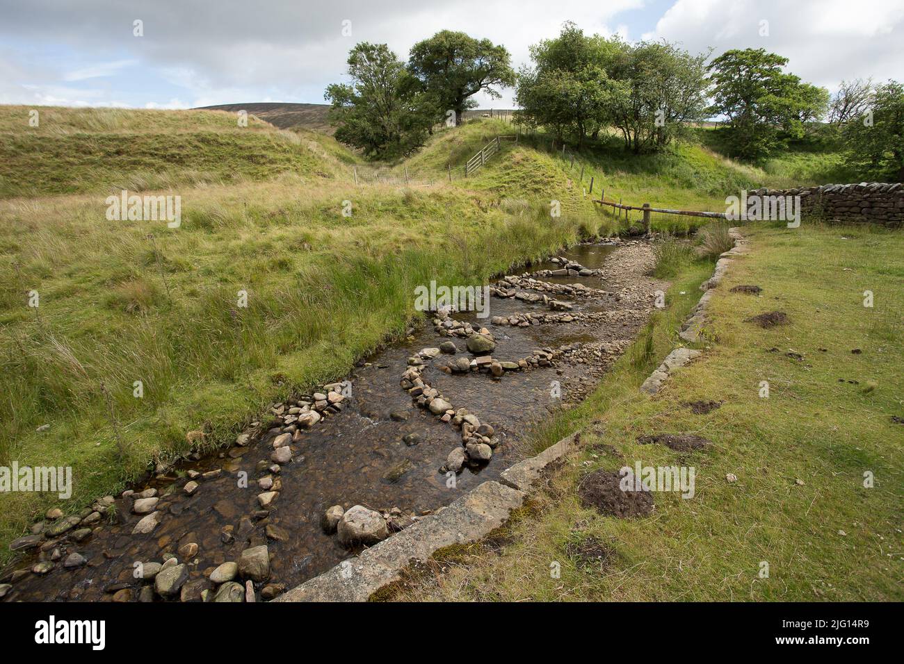 Trough of Bowland valley in the Forest of Bowland Area of Outstanding