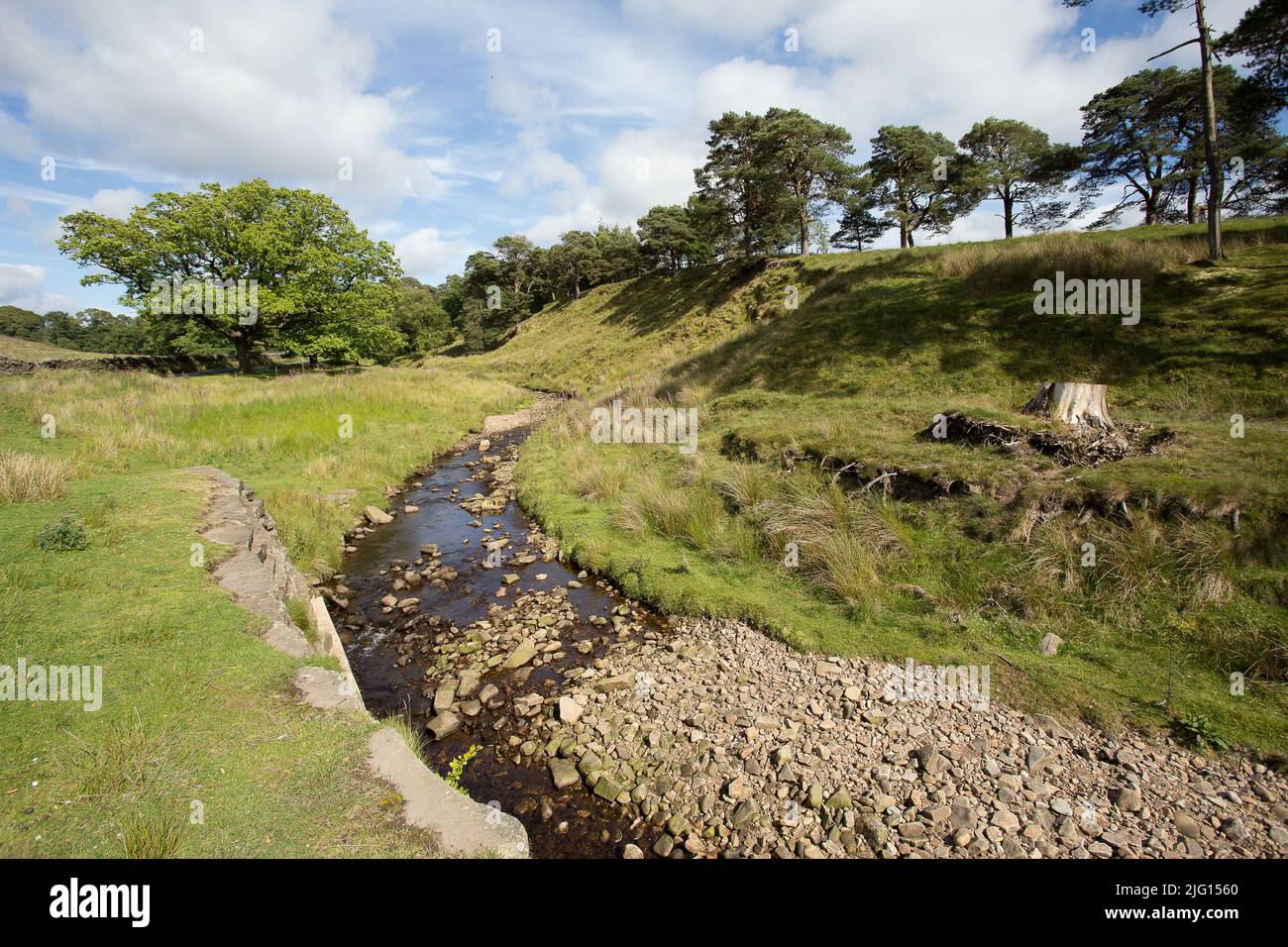 Trough of Bowland valley in the Forest of Bowland Area of Outstanding