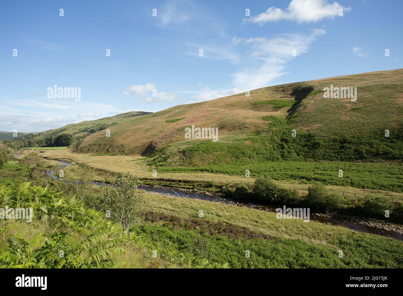 Trough of Bowland valley in the Forest of Bowland Area of Outstanding