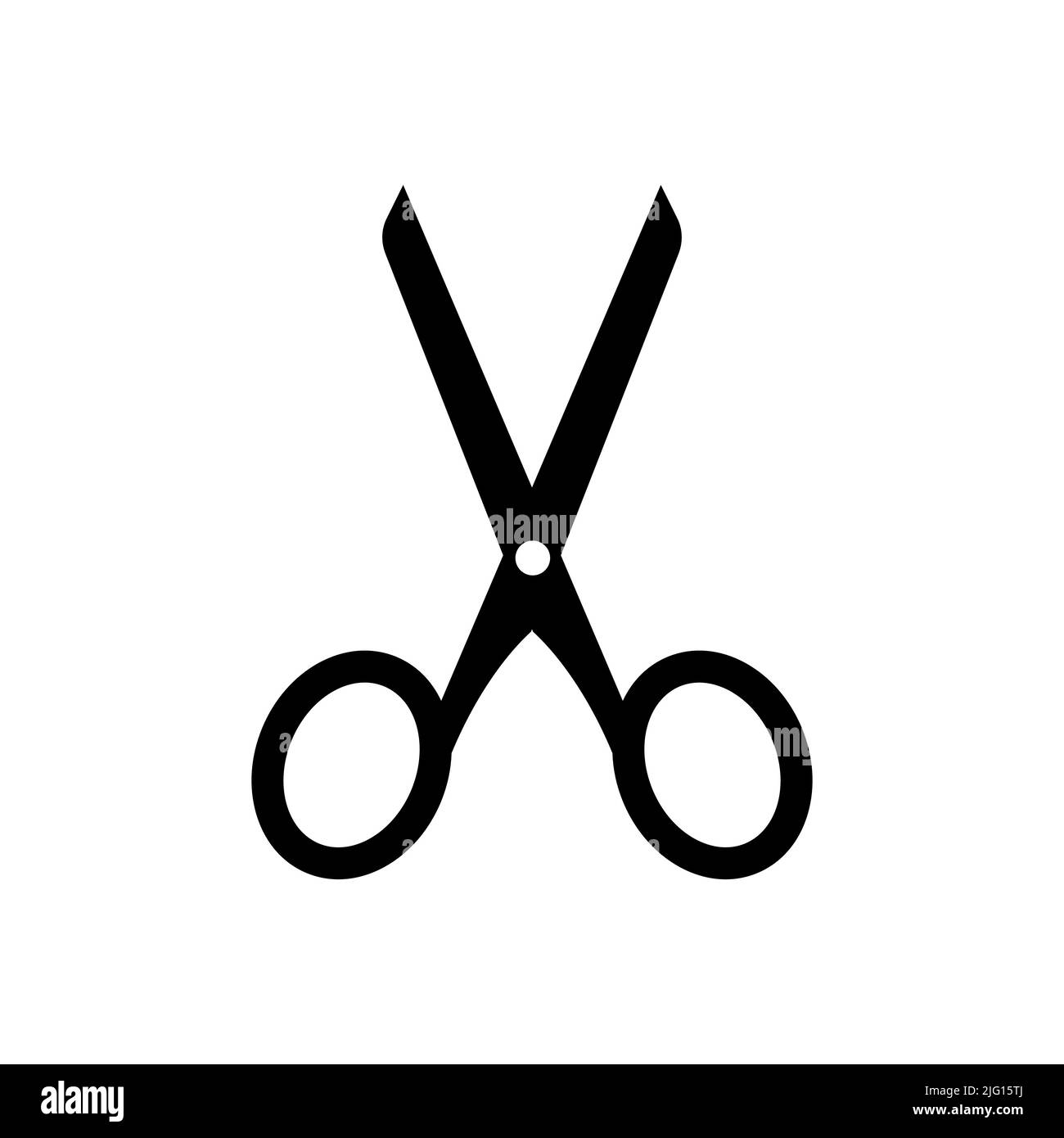 Scissors icon vector illustration on white background Stock Vector