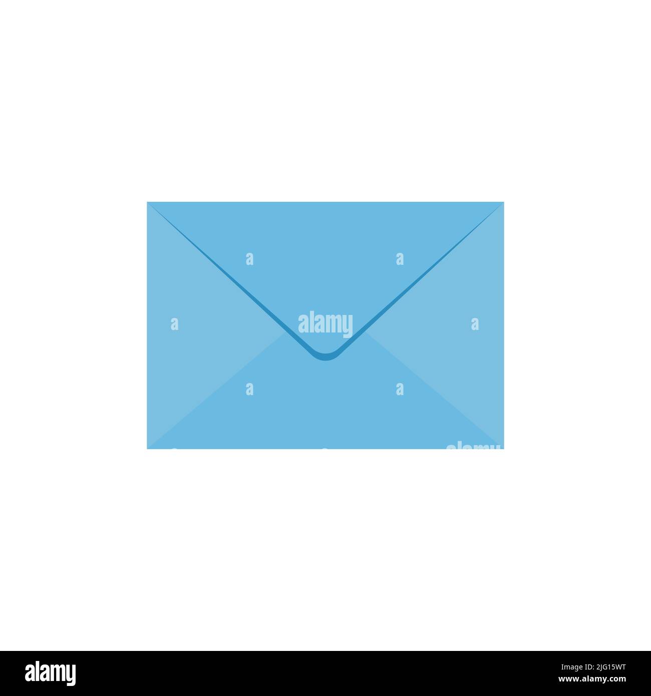 Email icon vector illustration isolated on white background Stock Vector