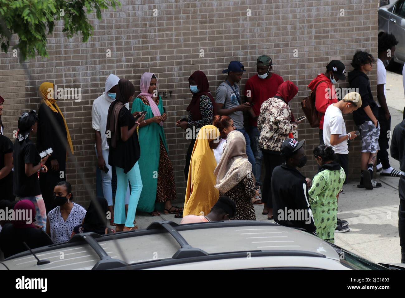High School Student Safety Drill, New York, NY USA Stock Photo Alamy