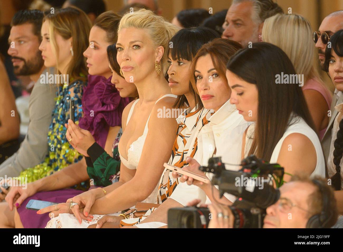Hannah Waddingham attends the Elie Saab Haute Couture Fall Winter 2022