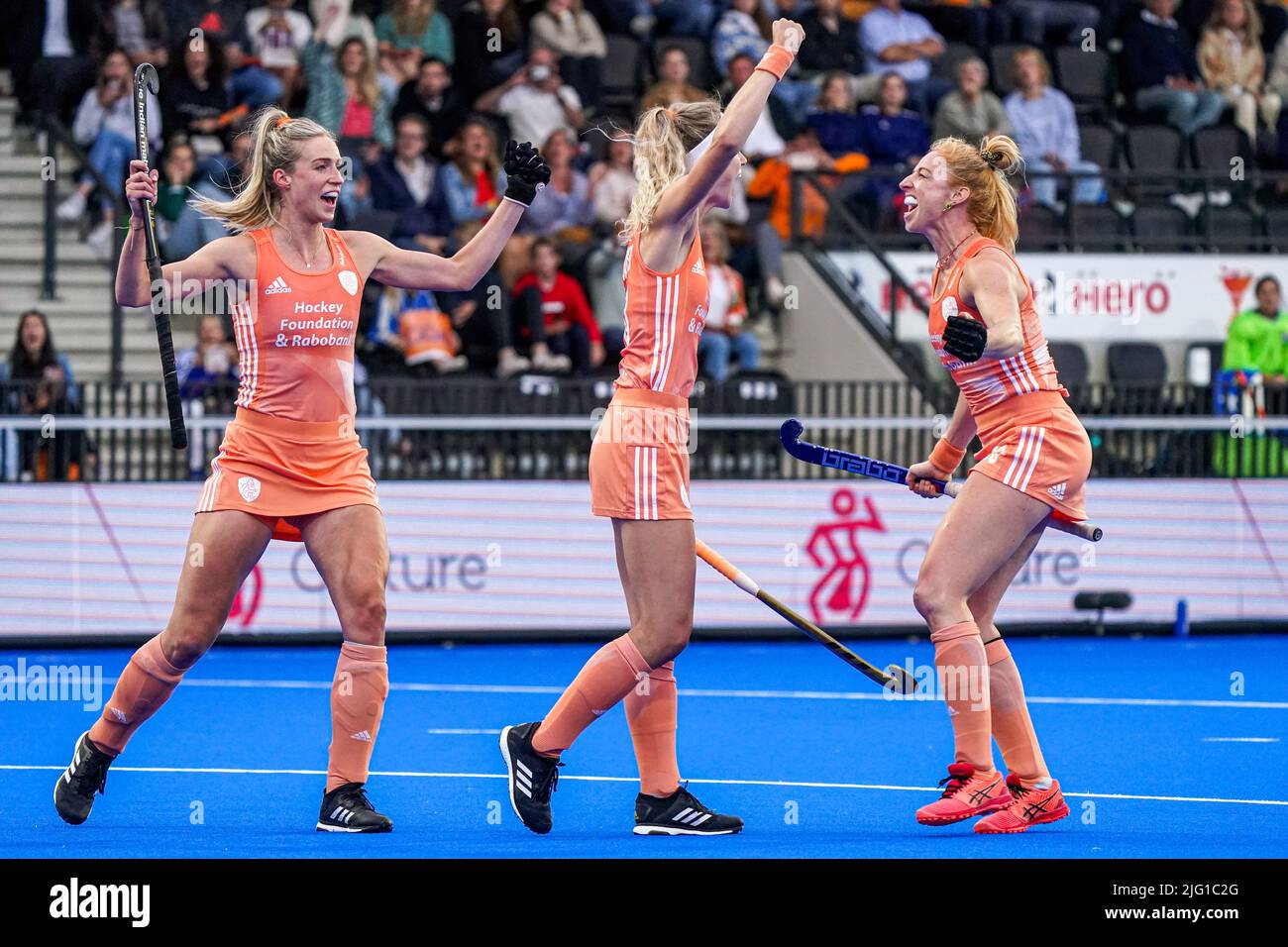 AMSTELVEEN, NETHERLANDS JULY 6 Yibbi Jansen of Netherlands, Sanne