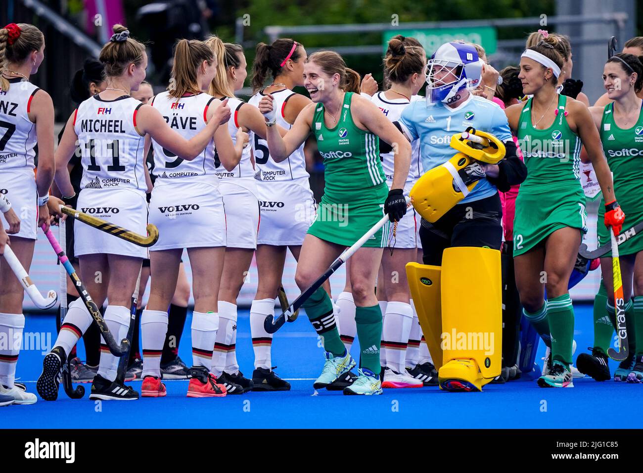 AMSTELVEEN, NETHERLANDS JULY 6 Kathryn Mullan of Ireland during the FIH Hockey Women's World