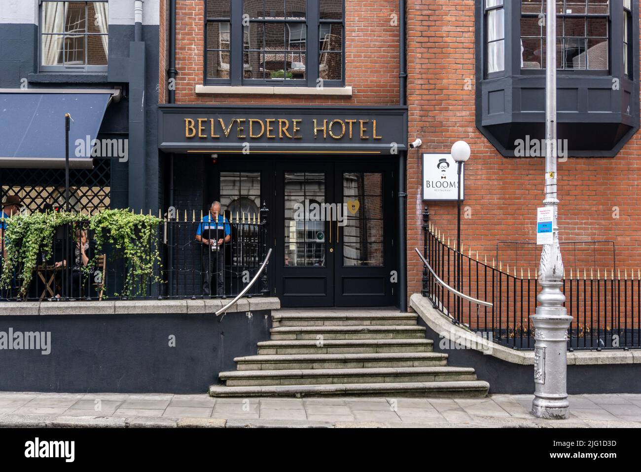 The Belvedere Hotel near Parnell Square, Dublin, Ireland. A 3 star, 103 roomed hotel in the city centre. Stock Photo