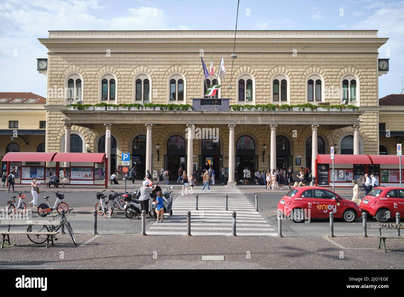 Bologna Centrale Railway Station Bologna Italy Stock Photo