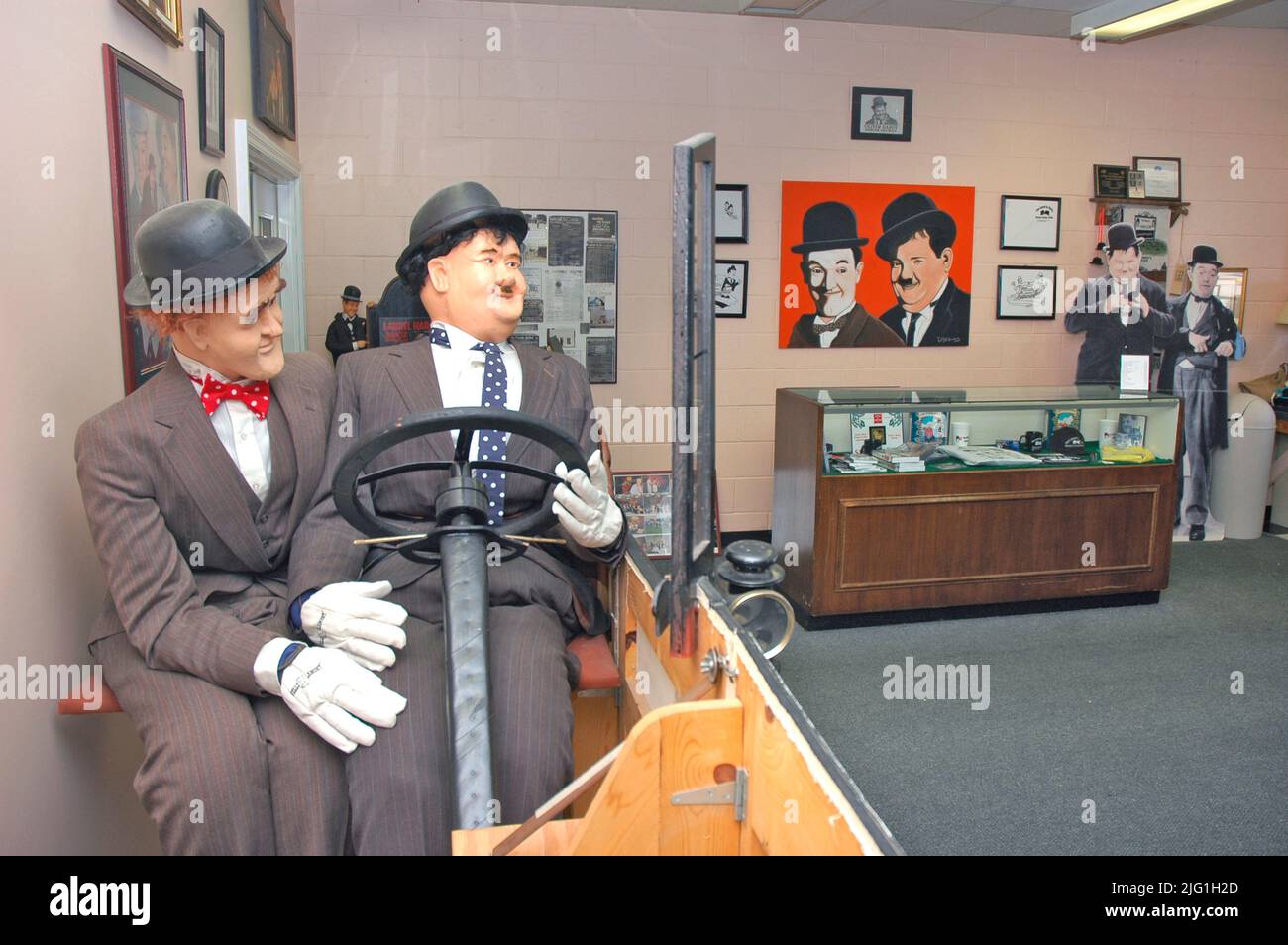 Laurel and Hardy Museum in Harlem GA Stock Photo Alamy