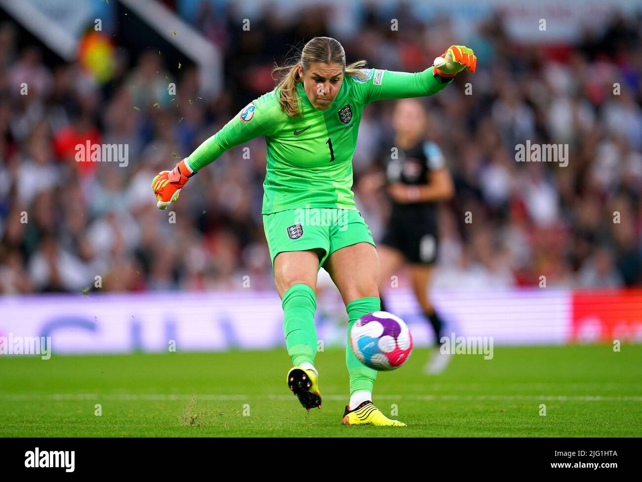 England goalkeeper Mary Earps during the UEFA Women's Euro 2022 Group A