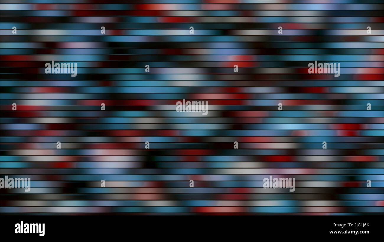 Glitch and pixel noise dynamic visual effect on a screen. Motion. Color