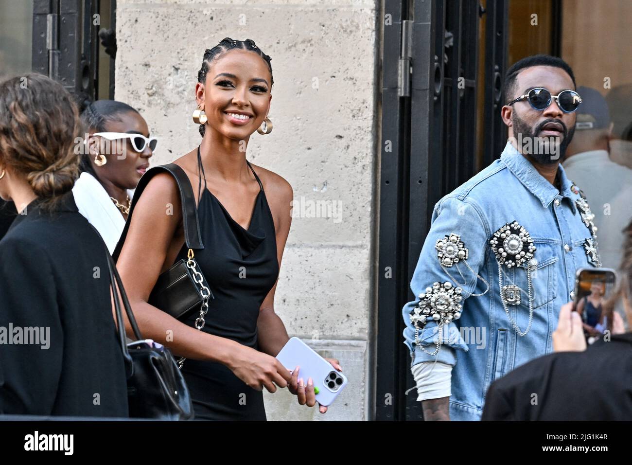 Flora Coquerel attending the Jean Paul Gaultier x Olivier Rousteing