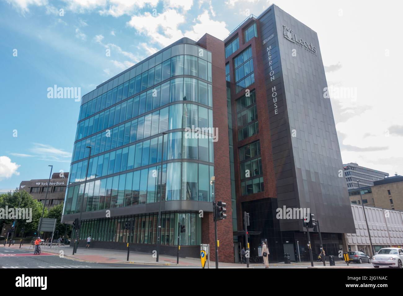 Merrrion House, Leeds City Council building in Leeds city centre, West ...