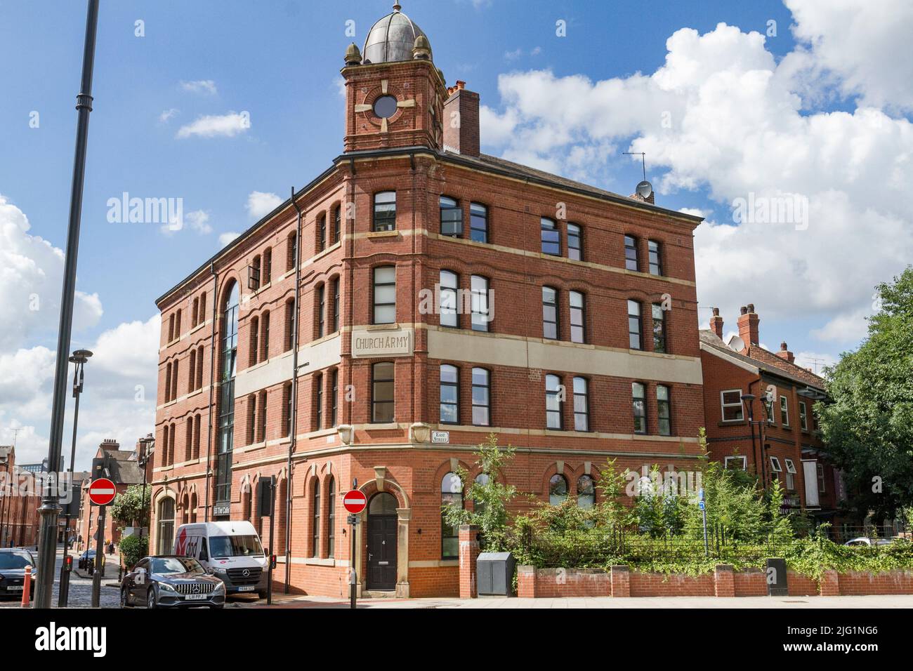 The former Church Army lodging house on The Calls/East Street in Leeds city centre, West Yorkshire, UK. Stock Photo