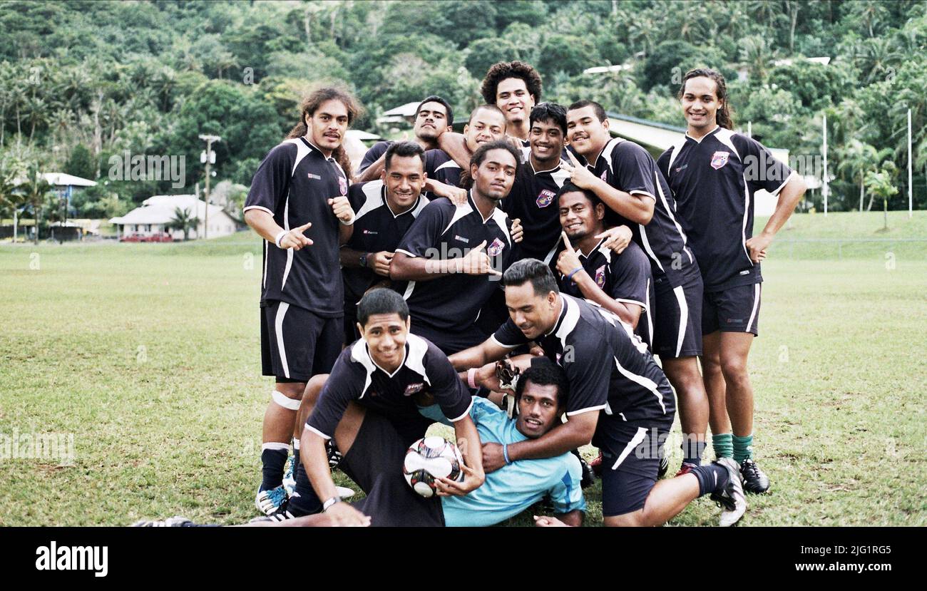 AMERICAN SAMOA FOOTBALL TEAM, NEXT GOAL WINS, 2014 Stock Photo