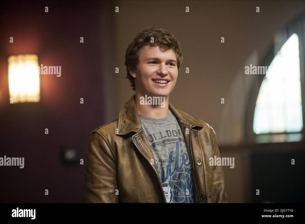 ANSEL ELGORT, THE FAULT IN OUR STARS, 2014 Stock Photo - Alamy
