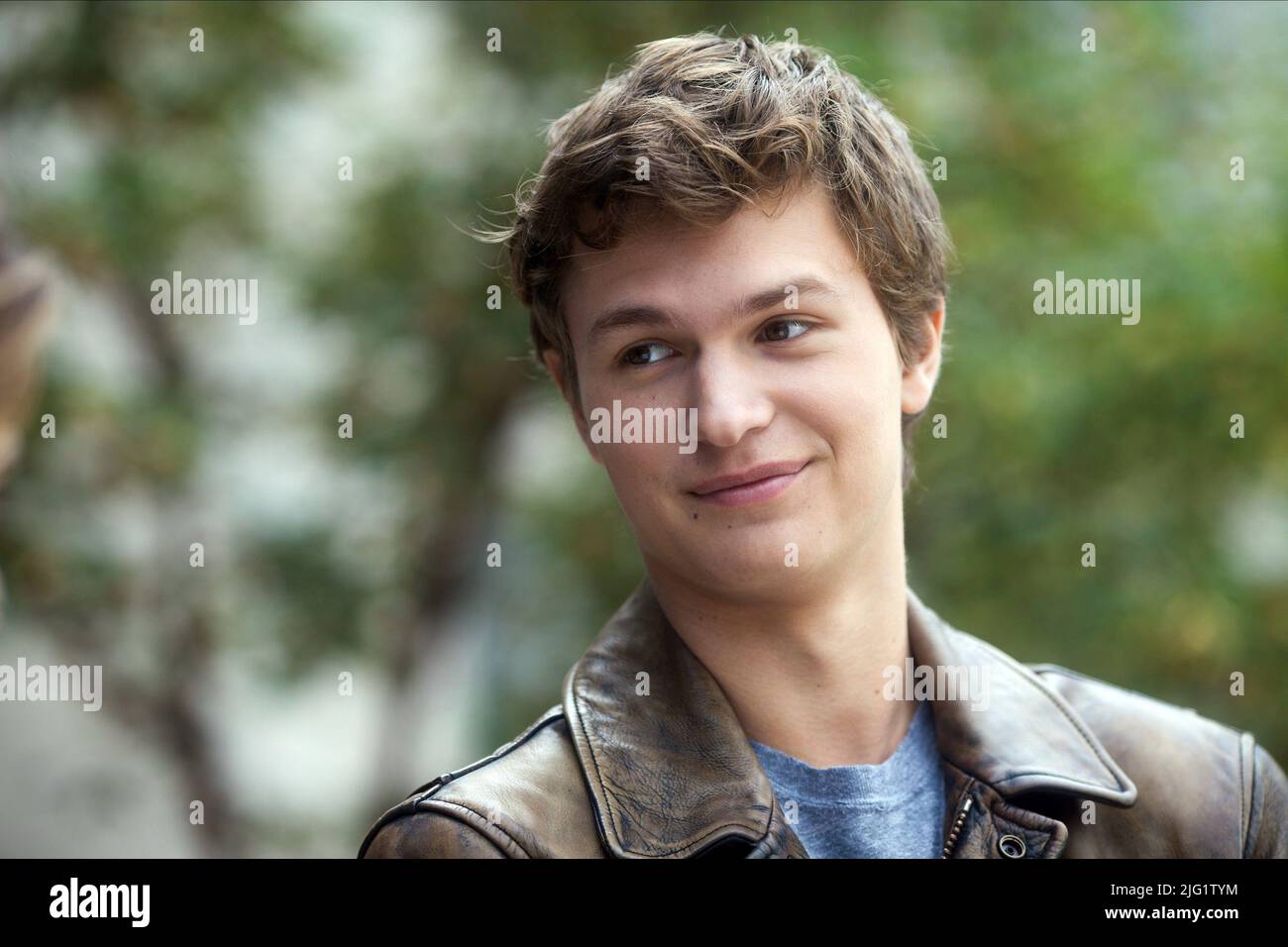 ANSEL ELGORT, THE FAULT IN OUR STARS, 2014 Stock Photo - Alamy