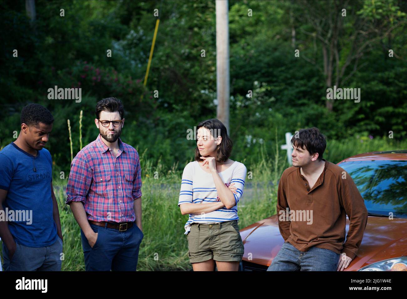 max greenfield and aubrey plaza max greenfield and aubrey plaza