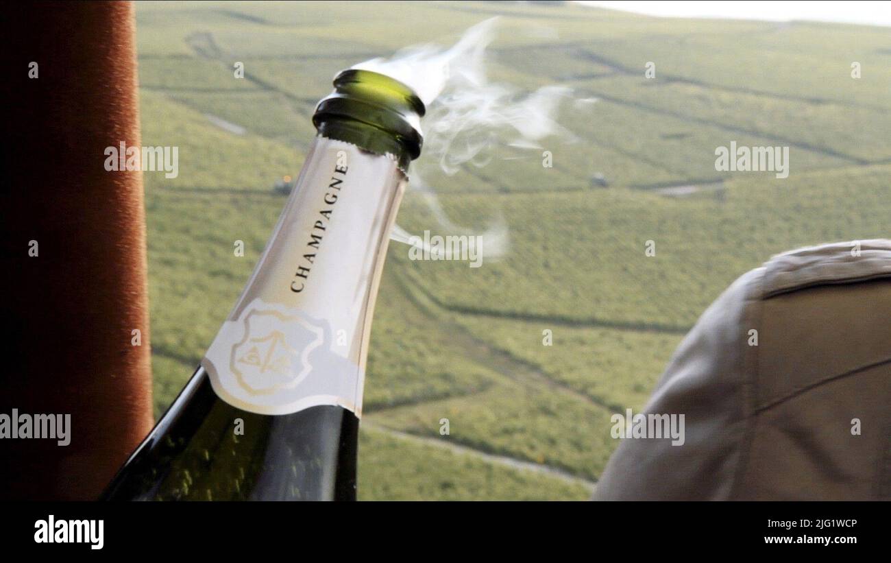 CHAMPAGNE BOTTLE, A YEAR IN CHAMPAGNE, 2014 Stock Photo