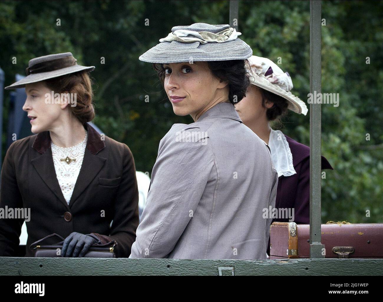 OONA CHAPLIN, THE CRIMSON FIELD, 2014 Stock Photo