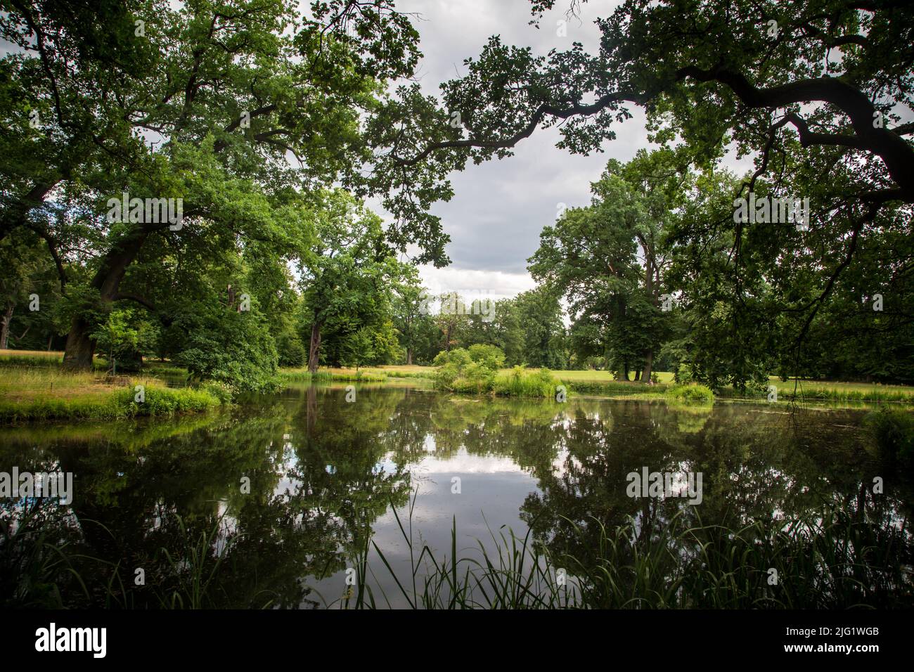 Fürst-Pückler-Park Bad Muskau, Saxony, Germany Stock Photo