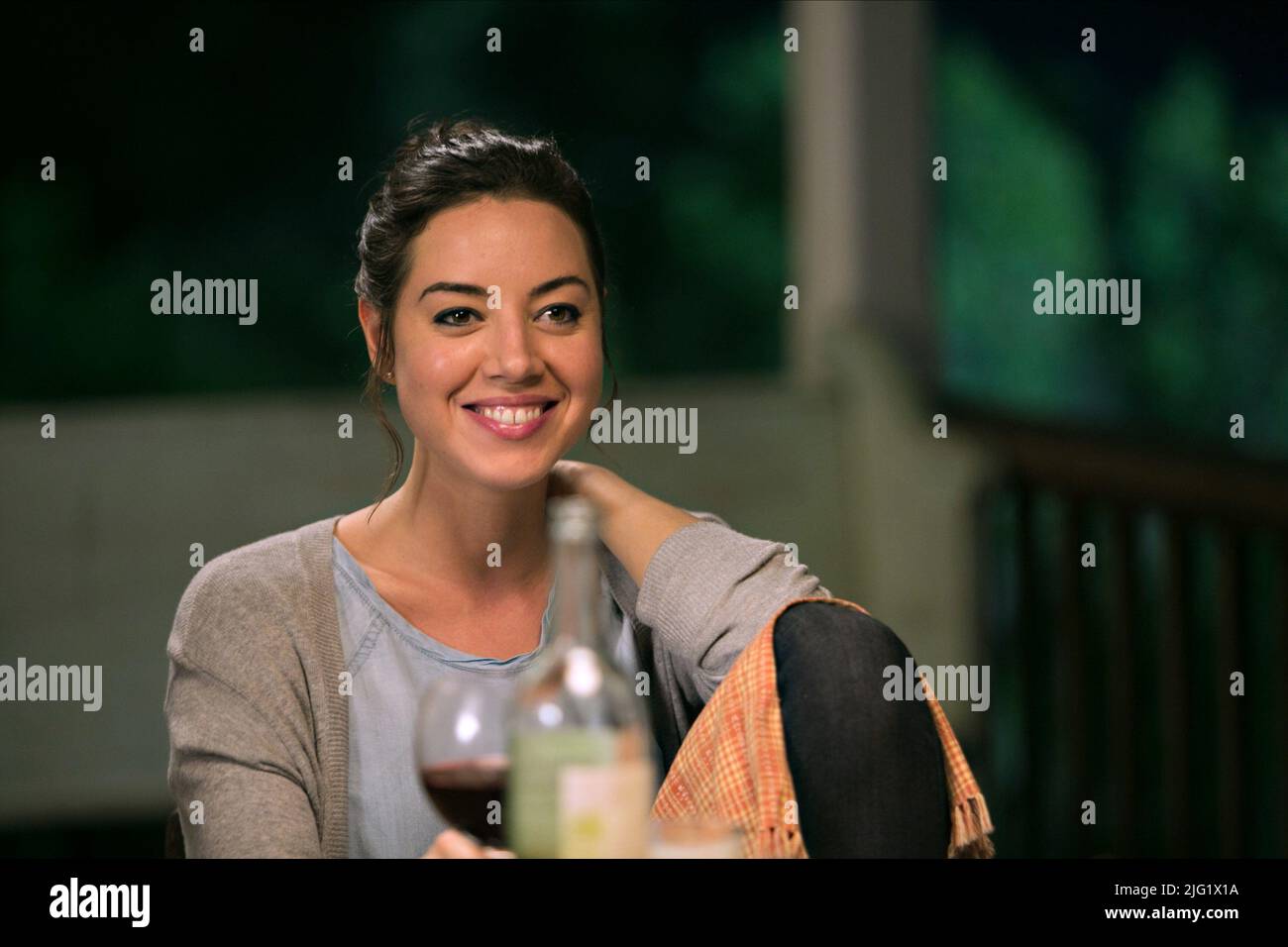 SANTA MONICA, LOS ANGELES, CA, USA - FEBRUARY 23: Actress Aubrey Plaza  wearing a Miu Miu dress, Chloe Gosselin shoes, and jewelry by EF Collection  and Ana Khouri arrives at the 2019