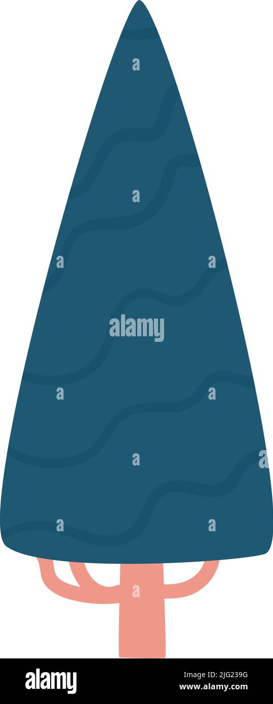 flat blue pine design Stock Vector Image & Art Alamy