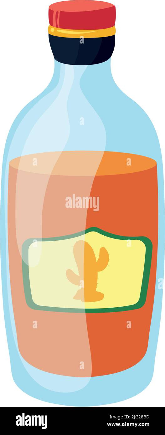 tequila bottle illustration Stock Vector Image & Art Alamy