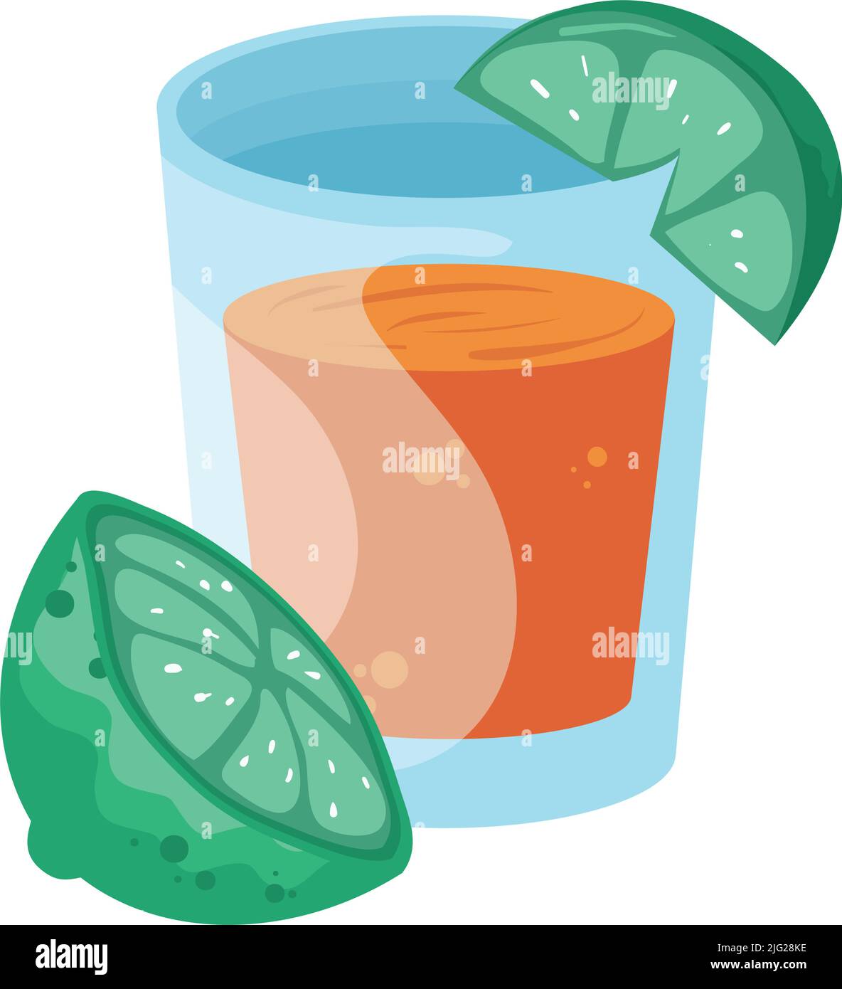 tequila shot glass Stock Vector Image & Art - Alamy