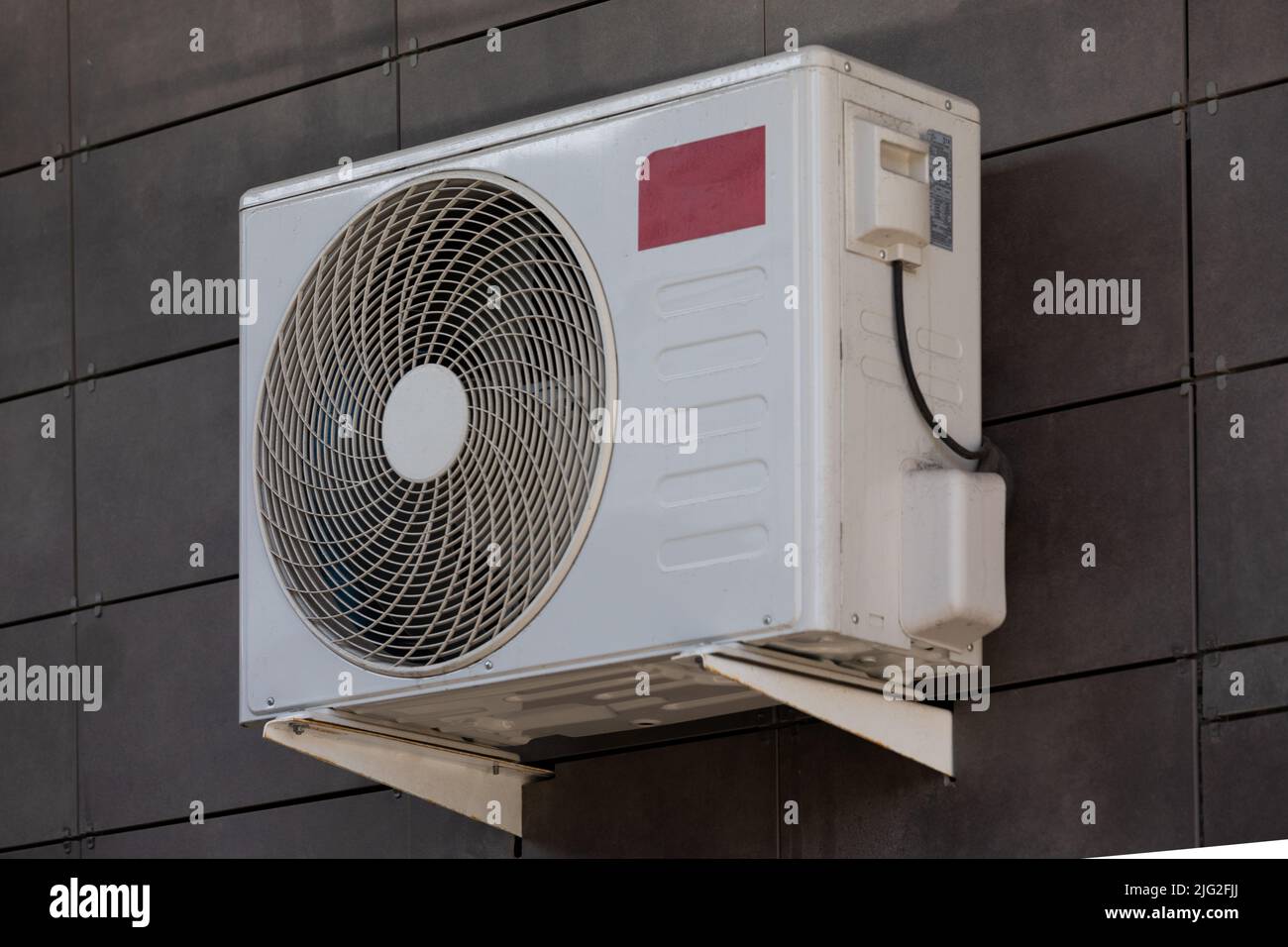 external condensing unit of the air conditioning unit Stock Photo Alamy