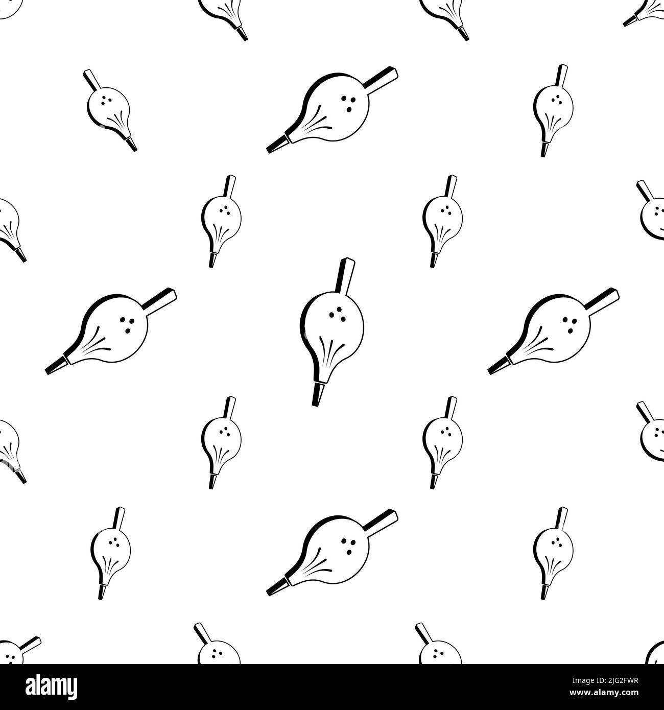 Bellows Icon Seamless Pattern, Air Blasting Equipment Vector Art ...
