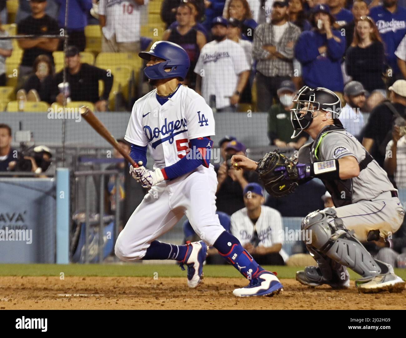 Rockies fall to Dodgers, 2-1, on Mookie Betts' walk-off infield hit